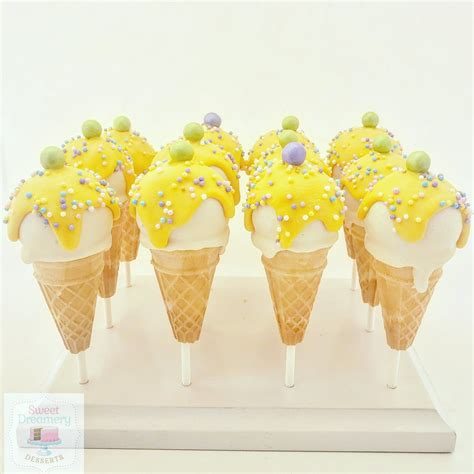 Ice Cream Cone Cake Pops Cake In A Cone Ice Cream Cone Cake Pops