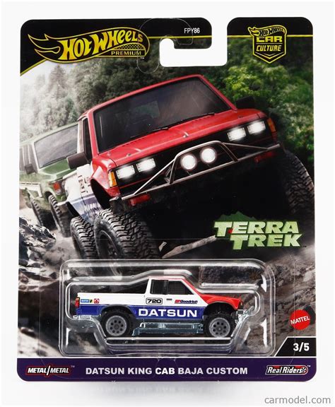 Mattel Hot Wheels Fpy C Hrv Scale Datsun King Cab Pick Up Baja Custom Red