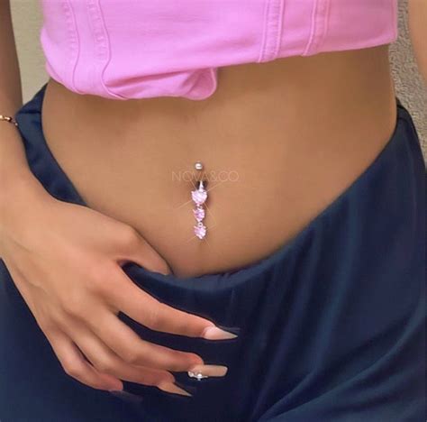 Hot Belly Piercings That Dangle