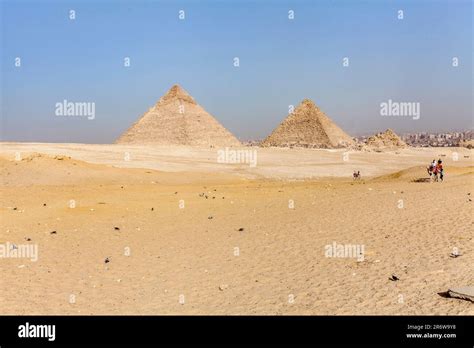 The Great Pyramid Of Khufu And The Pyramids Of Khafre And Menkaure