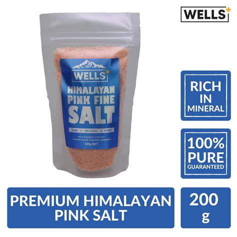 Jual Himalayan Salt Wells 200g Garam Himalaya Himalayan Pink Salt