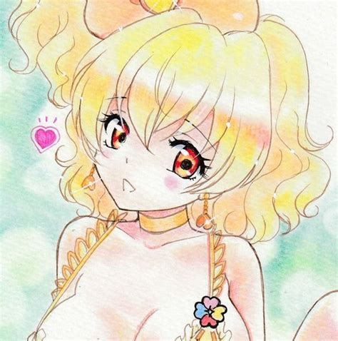 手描きイラスト キュアパイン 山吹 祈里 水着 フレッシュプリキュア A5手描きイラスト｜売買されたオークション情報、yahooの商品情報