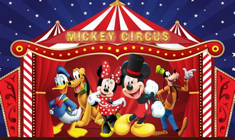 Painel Mickey Circo G Frete Grátis Elo7 Produtos Especiais