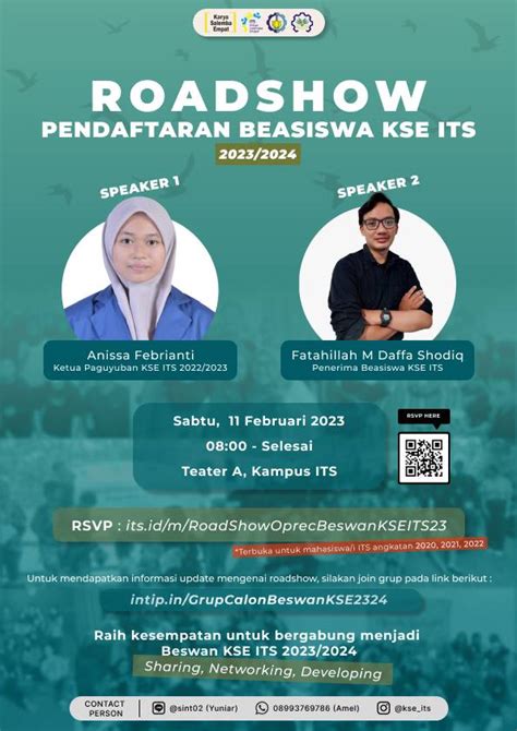 Say Goodbye To ITS Fess 9 February On Twitter Ini Ada Roadshow