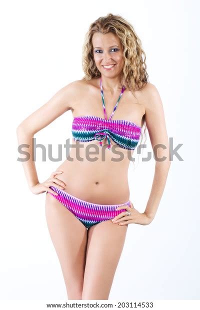 Sexy Girl Purple Bikini Stock Photo Shutterstock