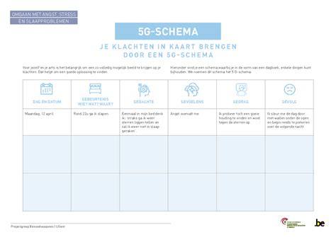 Nl 5g Schema 5g Schema Projectgroep Benzodiazepines Ugent Omgaan