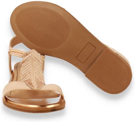 SJ LIFESTYLE SJ Dames Sandaal Nude NUDE Bol