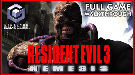 Resident Evil 3 Nemesis Gamecube Full Game Walkthrough 100