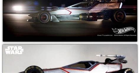 Galaxy Fantasy Hot Wheels crea un coche de carreras con el diseño de un X Wing de Star Wars
