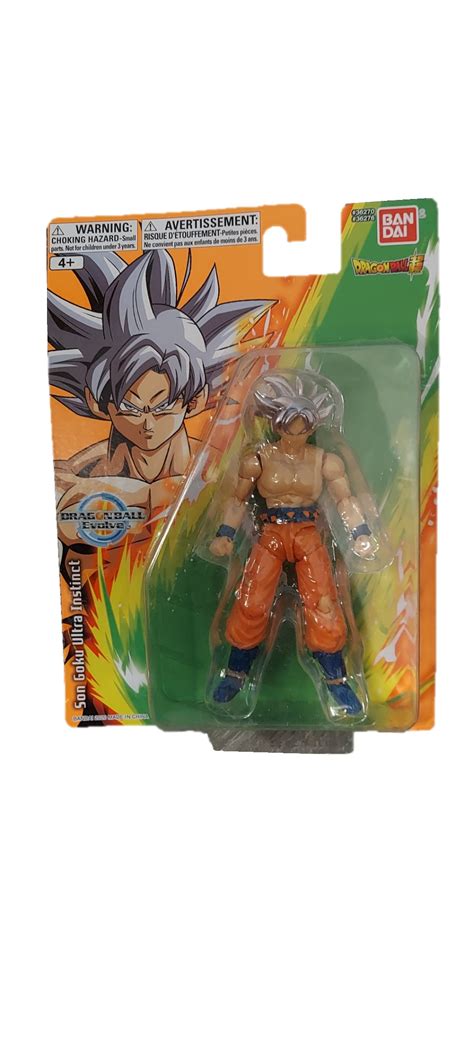 Dragon Ball Super Evolve Action Figure Goku Ultra Instinct Silver