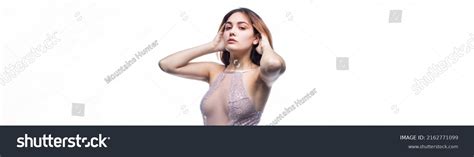 Beautiful Sexy Lady Elegant Nude Bodysuit Stock Photo Shutterstock