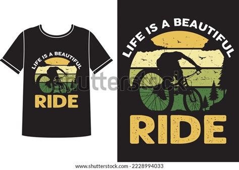 Beautiful Ride Tshirt Design Template Stock Vector Royalty Free