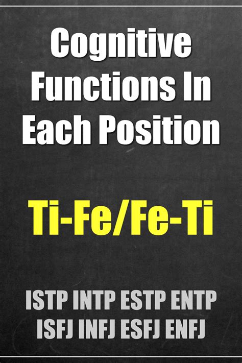 In This Post I Want To Go Over The Ti Fe Fe Ti Cognitive Function