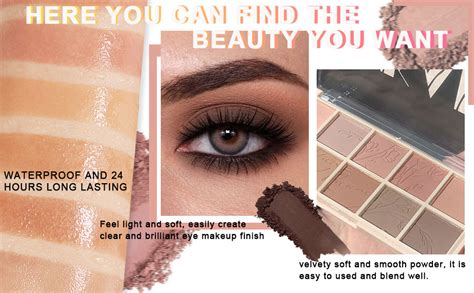 Amazon Karnar Color Nude Eyeshadow Palette Taupe Brown Matte Neutrals For Travel