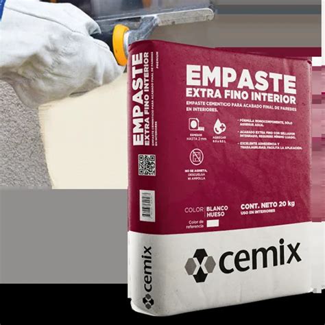 Empaste Extra Fino Interior Cemix Ecuador