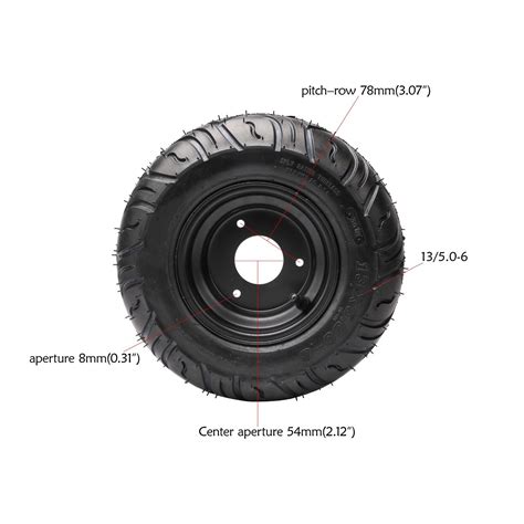 Wheels Tire Lug Rim For Go Kart Atv Quad Buggy Taotao