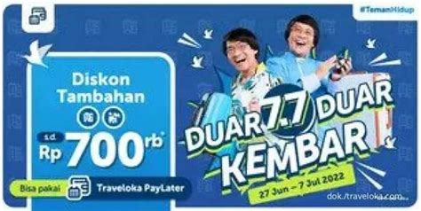 Promo Traveloka Kembar Diskon Hotel Holiday Stays Rp