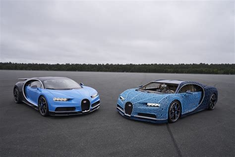 lego svela la bugatti chiron  grandezza naturale che cammina