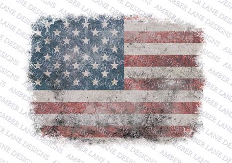 Displaying A Tattered American Flag