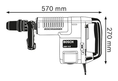 BOSCH GSH 11 E Professional SDS-Max Demolition Hammer | Soon Huat ...