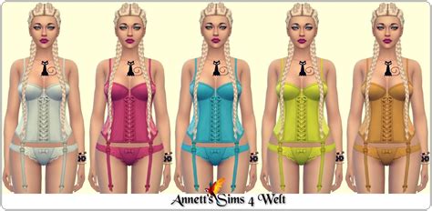 Annett S Sims 4 Welt EA Lingerie Accessory