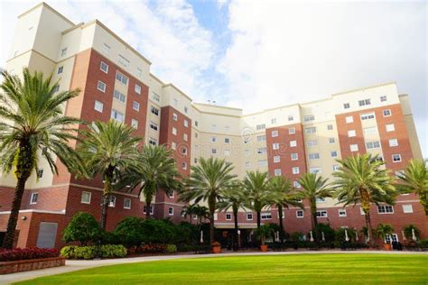 The University Of Tampa Campus Building In Winter Stock Photo Image