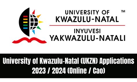 University Of Kwazulu Natal Ukzn Applications 2023 2024 Online Cao