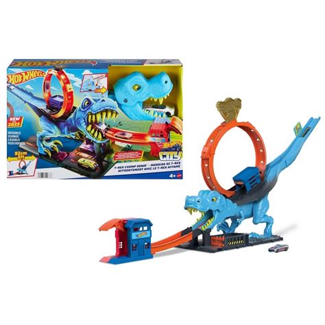 Pista Hot WHeels Ataque Do T Rex Devorador Mordida Do T Rex Mattel HKX42 Shopee Brasil