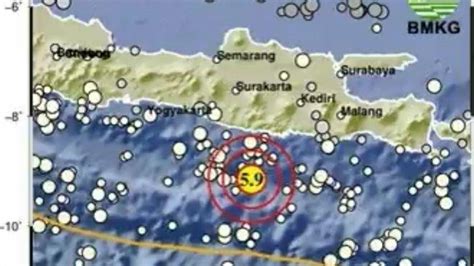 Gempa Bumi 5 9 SR Guncang Pacitan Terasa Sampai Trenggalek