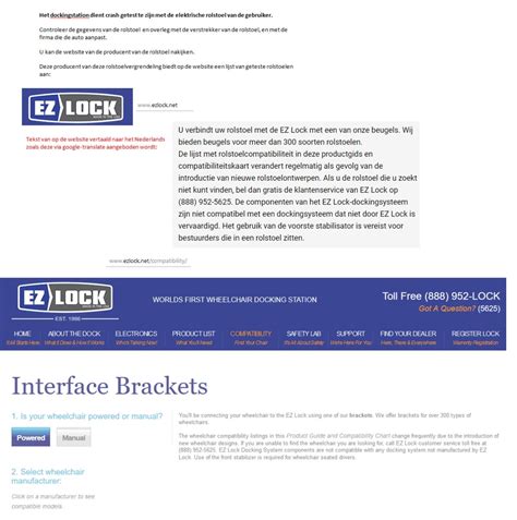 EZ LOCK EZ-lock vergrendeling | VAPH