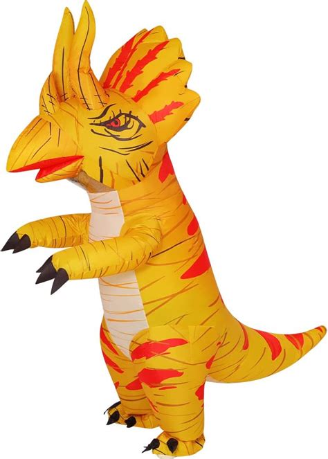 Goosh Inflatable Triceratops Dinosaur Costume Adult