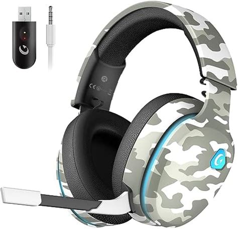 Kapeydesi Gaming Headset Wireless Gaming Kopfhörer Kabellos Mit