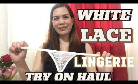 WHITE LACE LINGERIE TRY ON HAUL MS MADZZ Videos Try On Haul Girls