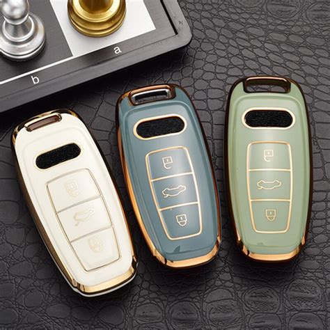 New Tpu Car Smart Key Case Cover Shell For Audi A A A E Tron Q Q