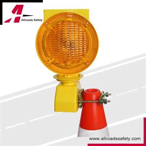 Solar Emergency Led Traffic Blinker Safety Flashing Warning Road