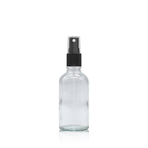 Ml Clear Glass Dropper Bottle Black Mist Sprayer Some Bottle