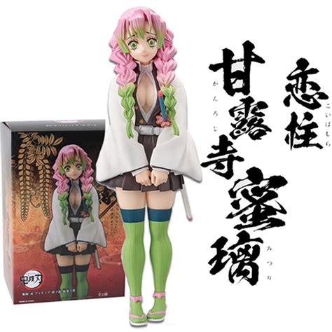 16CM Anime Figurine Model Demon Slayer Kimetsu No Yaiba Kanroji Mitsuri