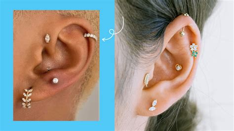 17 Cool Helix Ear Piercing Ideas You Need To Try