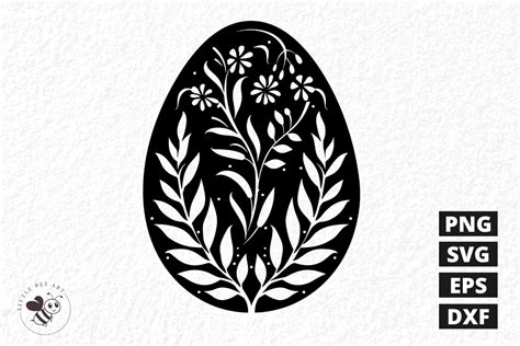 Easter Egg Svg Design No 016 Graphic By Little Bee Art · Creative Fabrica