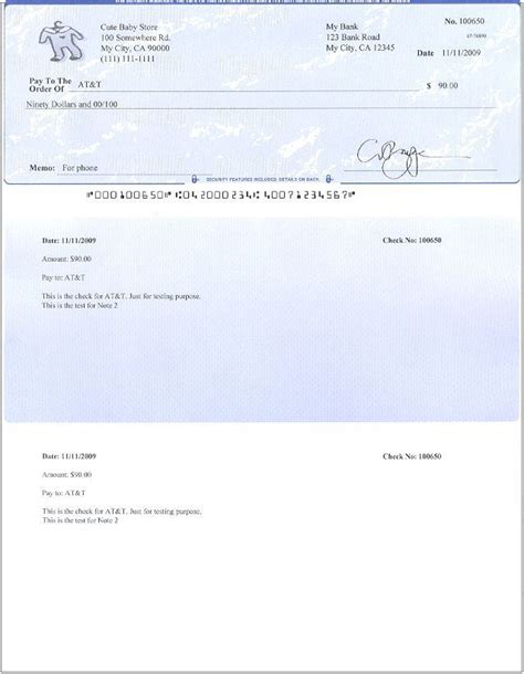 Blank Payroll Check Stub Template | Business Checks inside Blank ...