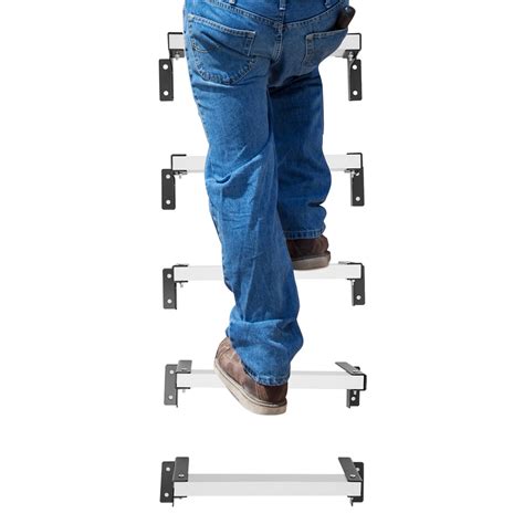 5PCS Window Well Egress Ladder, Adjustable Fire Emergency Escape Ladder