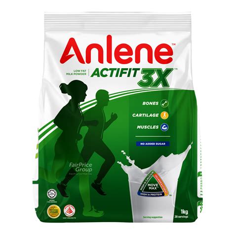 Anlene Actifit 3X Adult Milk Powder Plain NTUC FairPrice