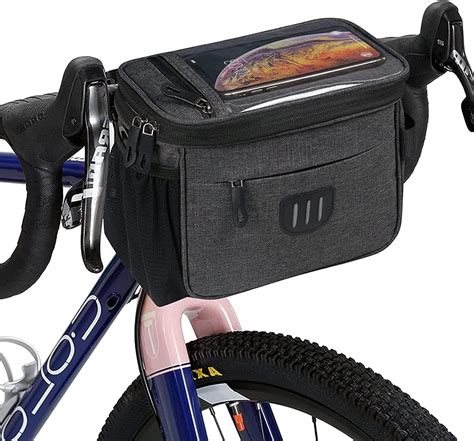 amazoncom callcase bike handlebar bag bicycle front bag shoulder bag