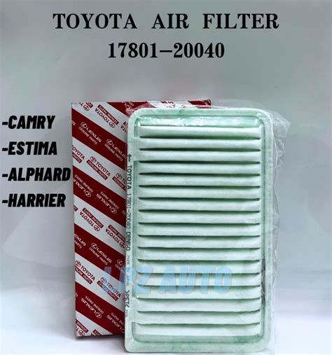 Original Toyota Air Filter Toyota Camry Acv