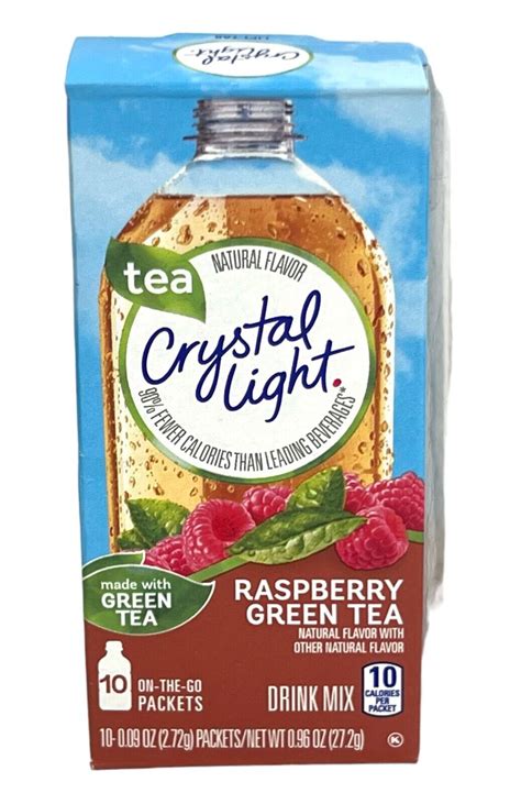 Crystal Light Raspberry Green Tea On the Go Drink Mix 0.96 oz | eBay