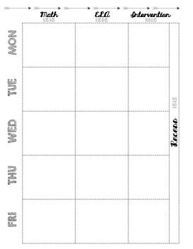 Weekly Planner *FULLY EDITABLE* by msmccorkell | TpT