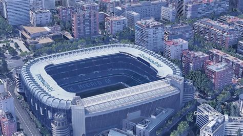 Santiago Bernabeu Google Earth Youtube