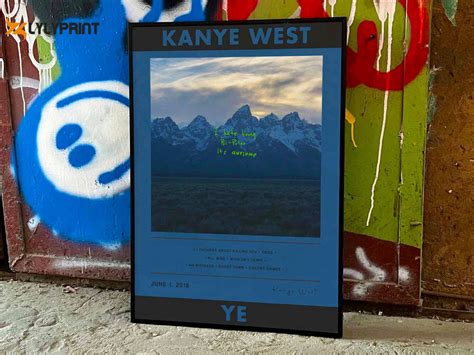 Kanye West "Ye" Album Cover Poster - lylyprint.com