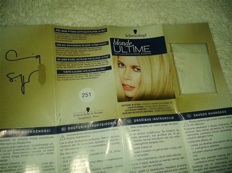 Carolencia Blog Schwarzkopf Blonde Ult Me Farba Do W Os W Wyj Tkowo Jasny Naturalny Blond