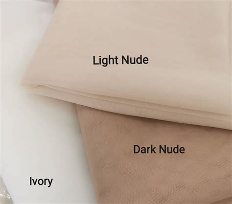 Wholesale 59 Wide Nude Mesh Fabric Skin Color Soft Stretch Mesh Tulle Fabric